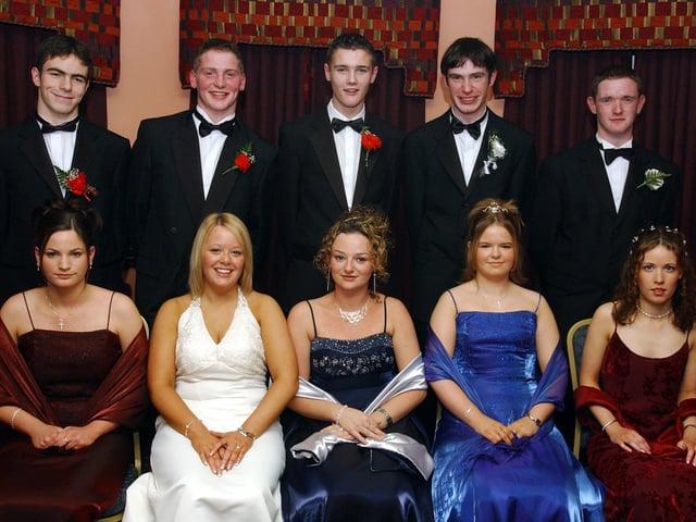 Front, from left, are Anne Marie O'Donnell, Katie Bell, Brenda Gallagher, Lorena Doherty and Ria Bradley. Back, from left, are Killian McLaughlin, Raymond Friel, Gerard McLaughlin, Adrian Grant and Matthew Doherty. (1401C16)