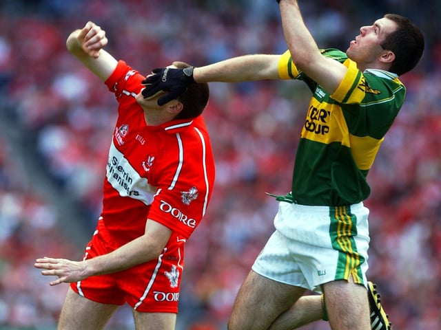 Guess Who?Action from the 2004 All Ireland senior football semi-final.