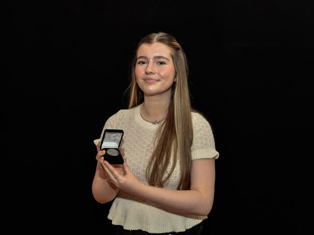 Willow McIntyre, winner of the James McCafferty Medal at Feis Dhoire Cholmcille. Photo: George Sweeney