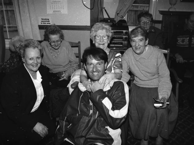 Daniel O'Donnell with fans.