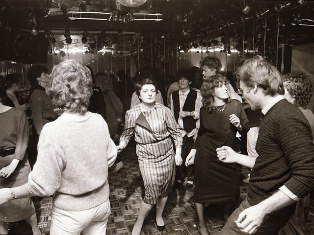 Getting into the groove back at The Carraig disco back in 1985.
