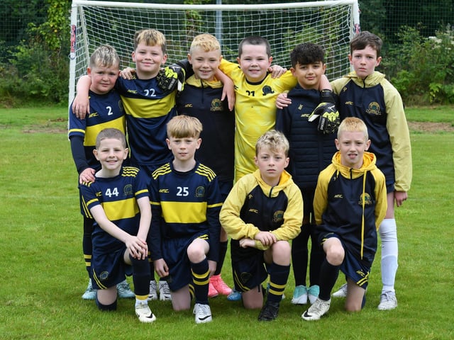The Don Boscos FC Colts under-10's team pictured at Oakgrove on Tuesday morning.
