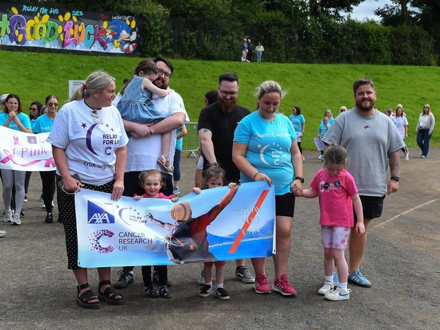 Forty teams, fundraising in the fight to beat cancer, participated in the 24 hour Legenderry Relay for Life at St Columba’s Park on Saturday. Photo: George Sweeney.