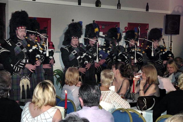 A performance from 17 years ago. Were you a part of the pipes and drums back then?