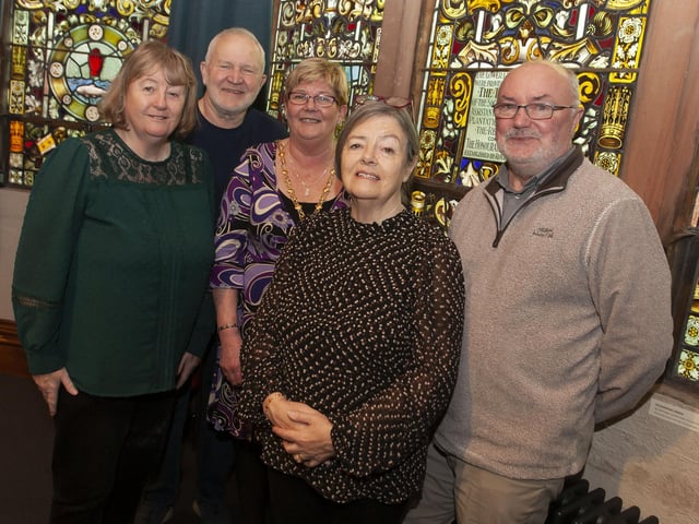 Deputy Mayor, Angela Dobbins pictured at Wednesday’s Tea Dance with Grania Hegarty, Michael Davis, Tricia Davis and Martin Hegarty.