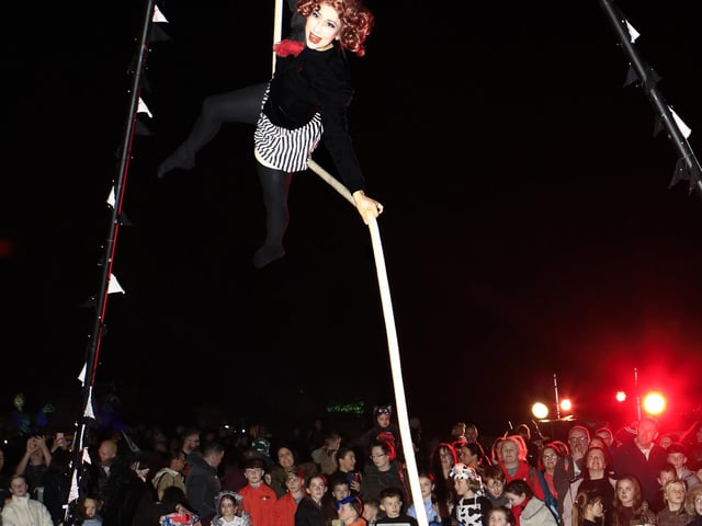 Awakening the Walled City Trail, celebrating the 40th anniversary of the Derry Halloween Festival. (Photo - Tom Heaney, nwpresspics)