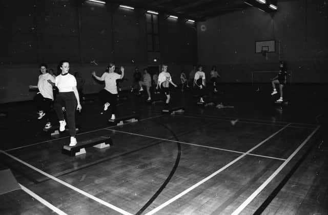 Stepaerobics at Shantallow Community Centre.