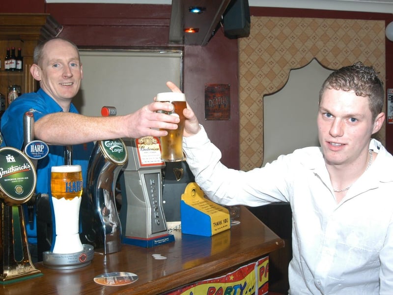 Parties and celebrations back in November 2004: Conor.