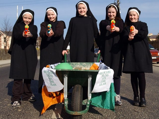Buncrana St Patrick's Day in 2003:.