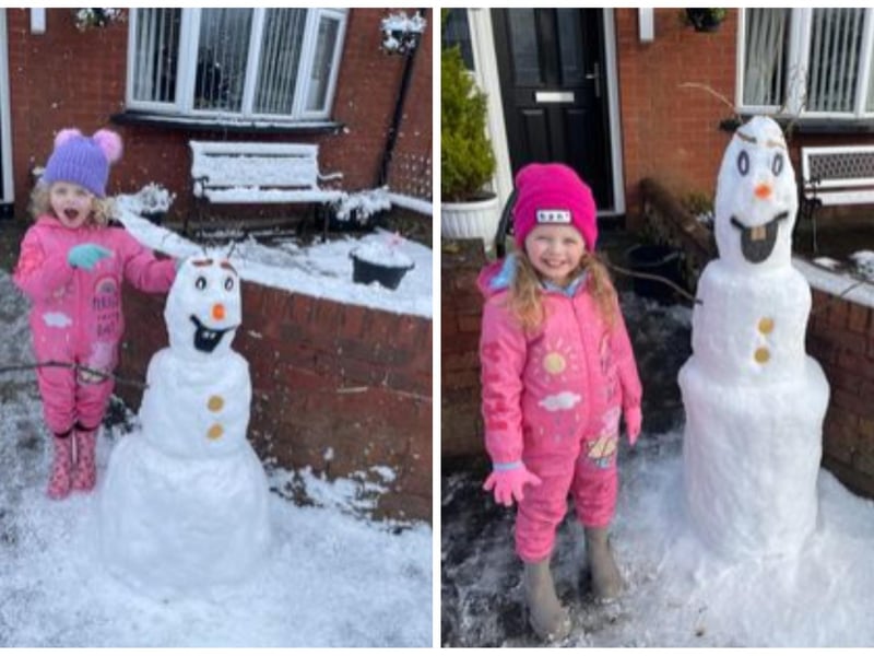 One year on and Olaf has lost a little weight.