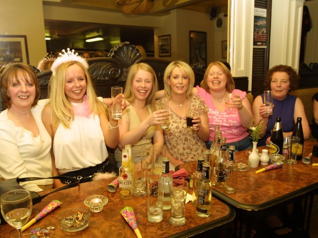 Angela Coyle, Nicola Crumley, Laura D'Arcy, Lorraine Crumley, Michelle Burns and Sadie O'Connor.