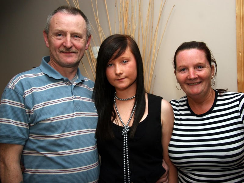 Megan celebrates her 16th birthday with mum Rosie and dad Gerry 0524JML : Parties and celebrations June 2006: Megan McDermott.