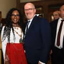 The new Mayor of Derry & Strabane Lilian Barr with her husband Patrick and SDLP party colleagues.