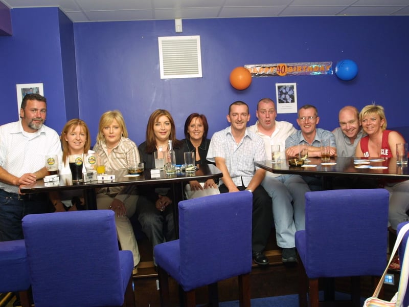 Pictures of birthdays, fundraisers and pub outings in July 2003