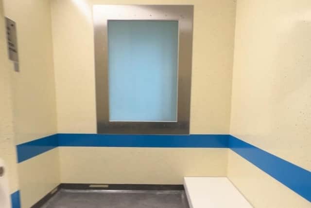 The interior of one of the cells.
