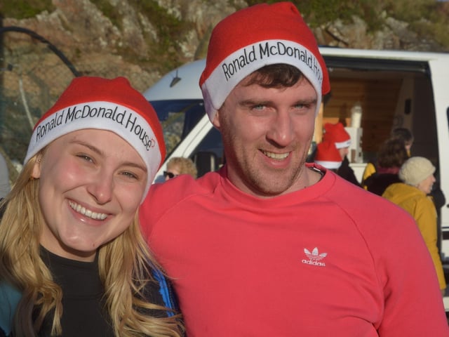 Malin Head St Stephen's Day Swim in aid of Malin Head Community Association Ltd and Ronald McDonald House. Pictures: Malin Head Community on Facebook:Malin Head St Stephen's Day Swim