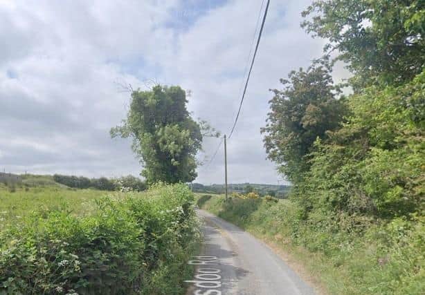 A vehicle discovered on fire on Lisdoo Road in the Clady area is believed to have been the vehicle taken from New Street.