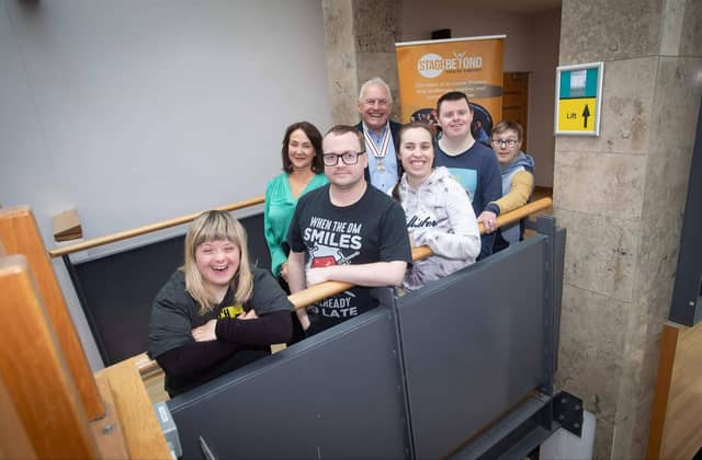 Lord Lieutenant visit to Stage Beyond
