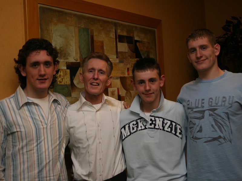 Parties and celebrations in Derry in April 2005.