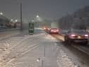 A picture of the treacherous driving conditions in Derry and Strabane.