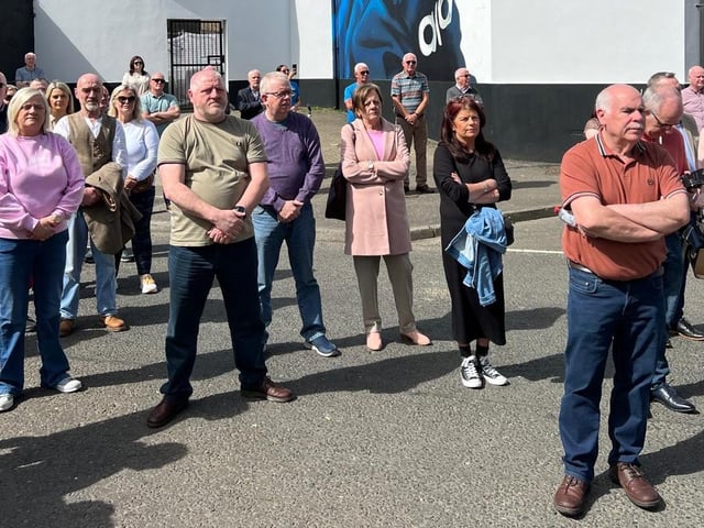 A section of the attendance at the commemoration.