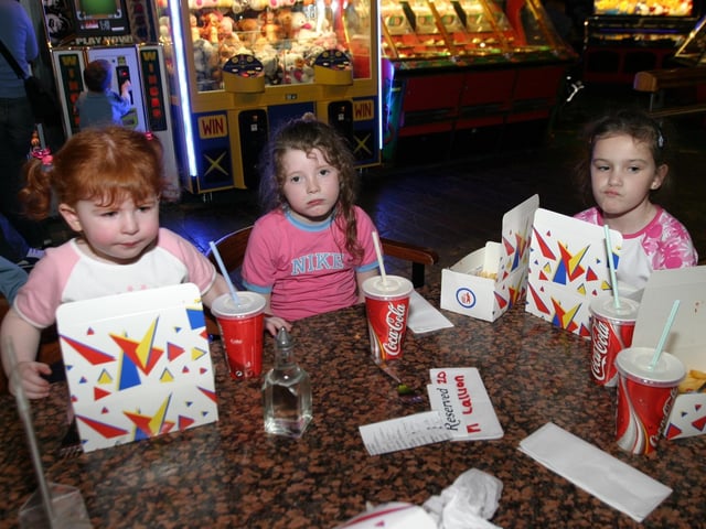 Party celebrations back in April 2004.