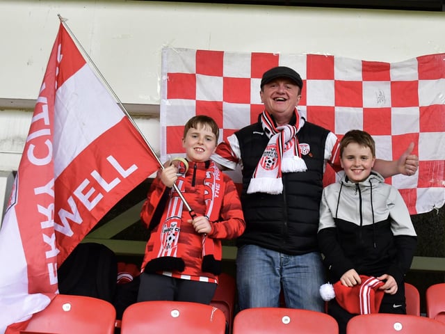 Flying the flag at Celtic Park.