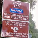 The end of the Wild Atlantic Way at Muff.
