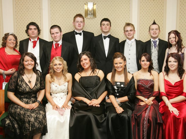 Front, from left, are Eilish Carlin, Aine McEleney, Kathryn McDowell, Catherine Donaghy, Nicola Lynch and Stephanie Parkhouse. Back, from left, are Niamh Mclaughlin, Ryan McChrystal, David McDonough, Michael Ferguson, Gareth Doherty, James Gormley, Conor O'Neill and Caoimhe Tracey. (1511C14)
