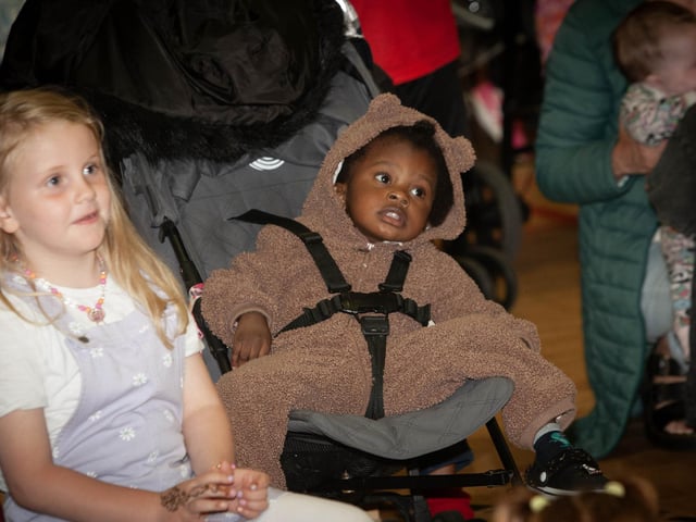 Having fun at the Big Night Out in Long Tower Youth Club on Friday night.