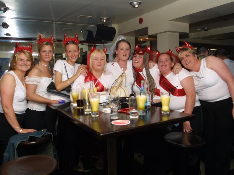 Pictures of birthdays, fundraisers and pub outings in July 2003