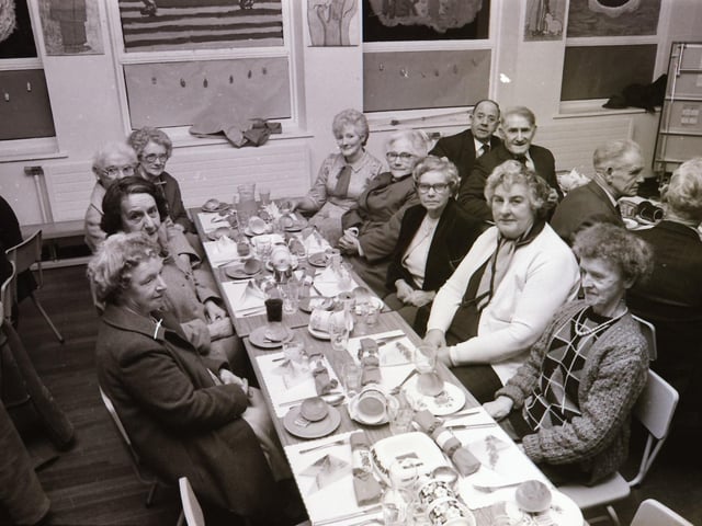 Senior Citizens' Christmas Dinner 1985.