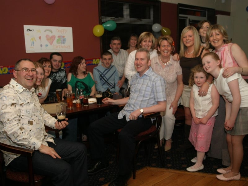 Party celebrations back in 2004: Adrian Gorman.
