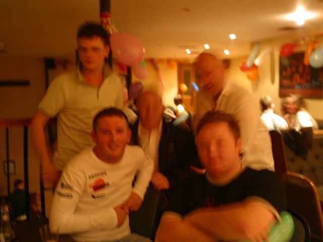 Few drinks for Connor Beattie's birthday.