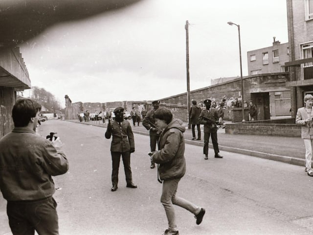 The Easter Sunday commemoration in Derry.