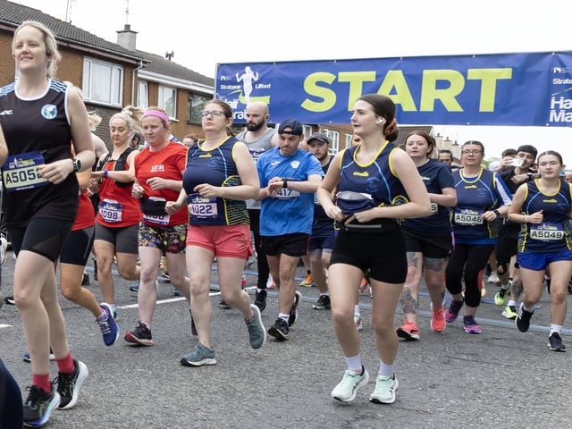 And they're off at the Strabane Lifford Half Marathon. (Photo: North West Newspix)