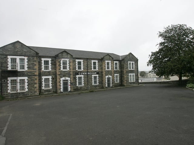 The former British Army military barracks at Ebrington in September 2005 shortly after it was transferred to the Executive.