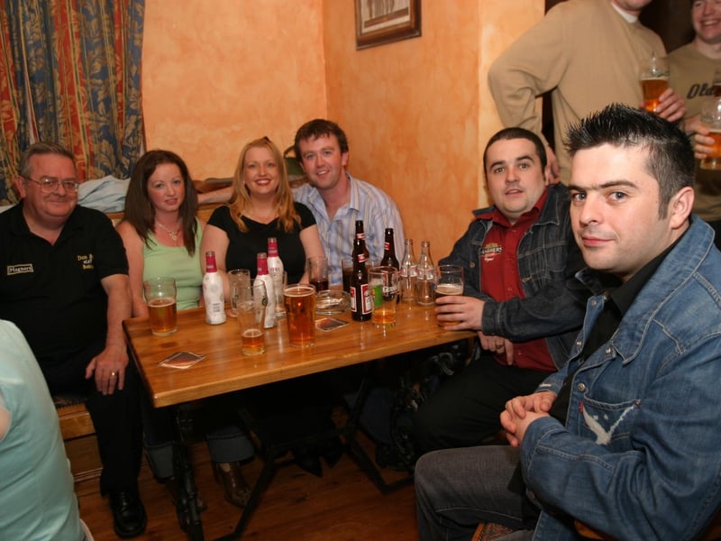 Pictured are patrons and staff at the Don Bar in Derry back in 2004.