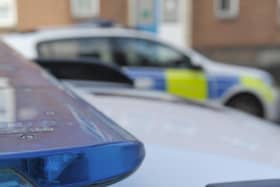 A four-year-old girl has died in a dog attack on Milton Keynes. File picture shows police cars.