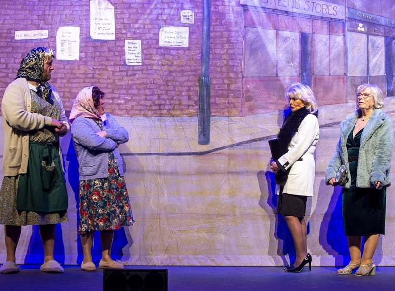 Paddy Taylor (Ginny), Gerry Newton (Lilly) meet up with Mary White and Clare Moore (Original Factory Girls)