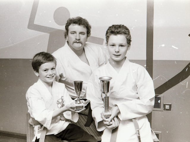 St Joseph's Galliagh Karate Club U-13 winners.