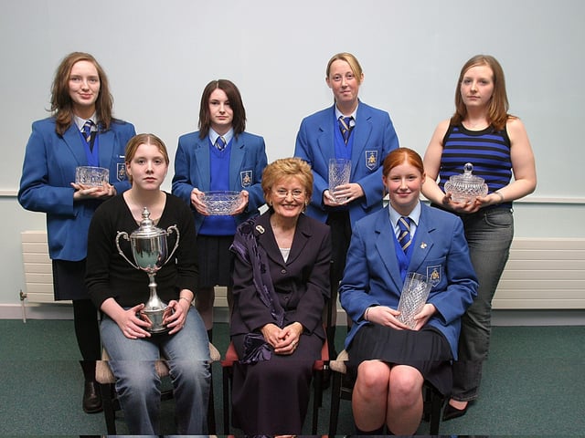 Derry and Donegal secondary school pupils in October 2003