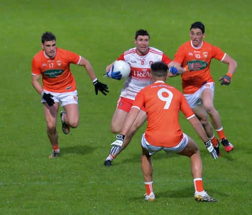 Ciaran McFaul is back in Championship contention for Derry. Photo: George Sweeney DER2045GS – 007