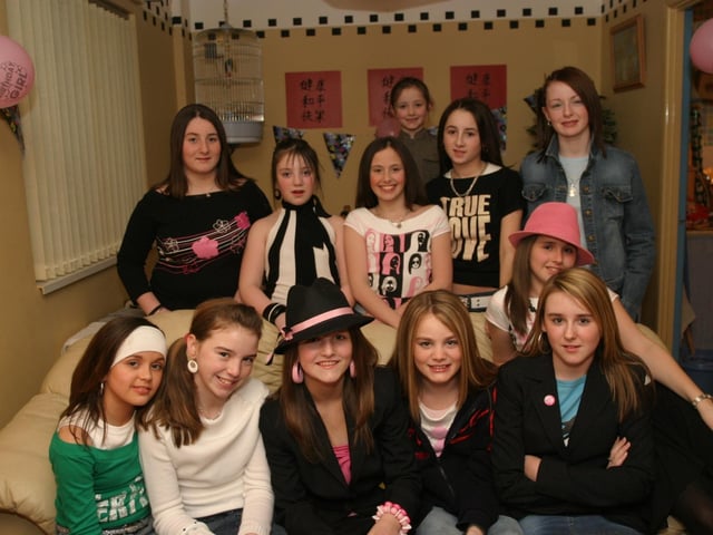 Megan Meenan's party celebration in 2004.