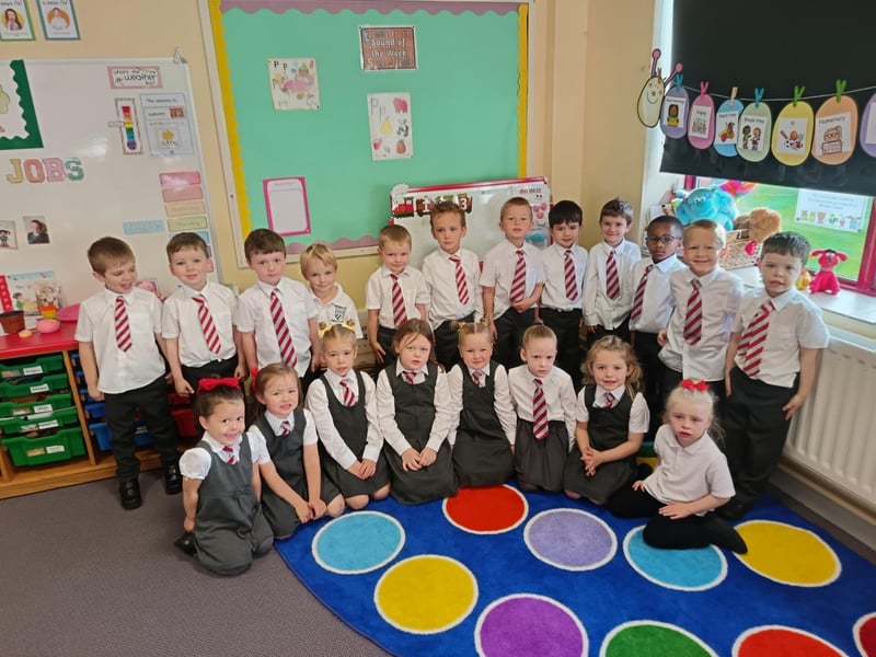 Mrs Toland's P1 class, Drumahoe Primary School.