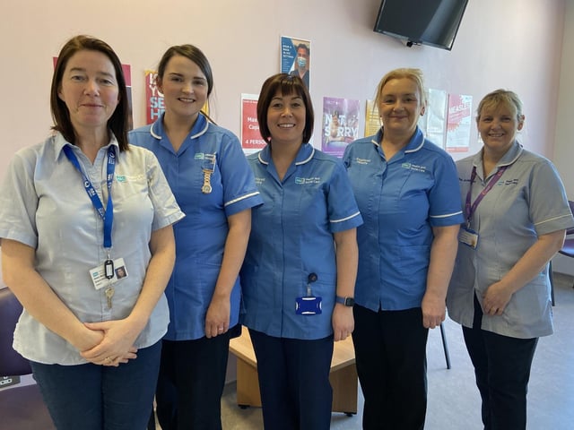 Western Trust midwives celebration International Women's Day.