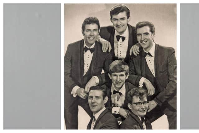 The Emerald Showband featuring Dickie McManus, John Deehan, Emm Dillon, Colum Arbuckle, Jackie Coyle and Mickey Murray.