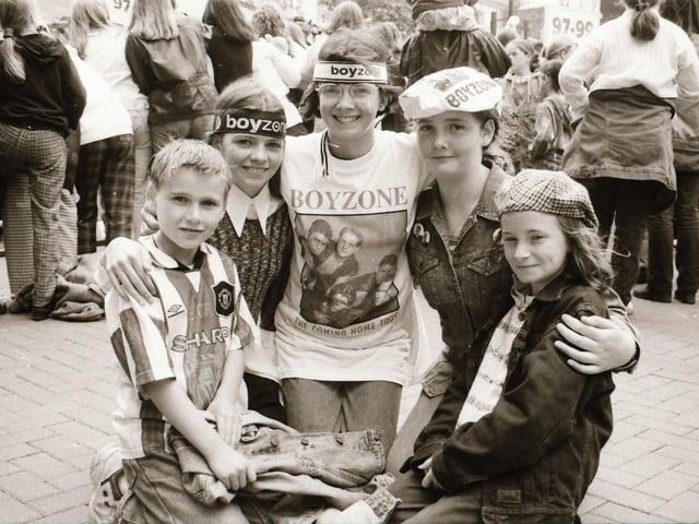 The Boyzone Roadshow in Derry back in July 1995