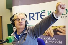 The late Donegal broadcaster Rónán Mac Aodha Bhuí who has sadly passed away.