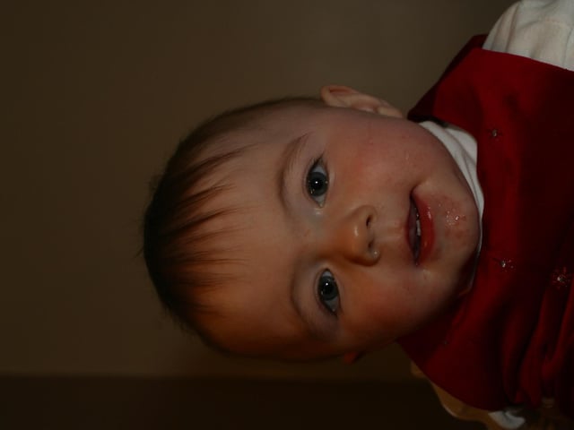 Baby Bradley's birthday with family.